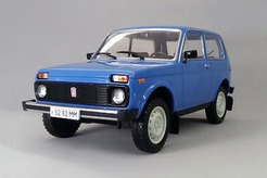 ВАЗ 21211 Нива (синий) Легендарные советские автомобили №76
