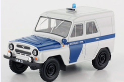 УАЗ 469 Милиция (белый + синий) Спецвыпуск "Милиция СССР" №4