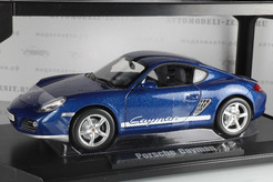 Porsche Cayman, 2005г. (синий металлик)