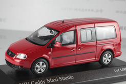 Volkswagen Caddy Maxi Shuttle, 2007г. (красный)