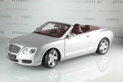 Bentley Continental GTC, 2006г. (серебряный)