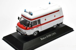 Barkas B1000, скорая помощь 1965 г. (белый + красный)