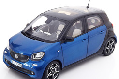 Mercedes-Benz Smart Forfour (W453), 2015 г. (синий металлик + чёрный)