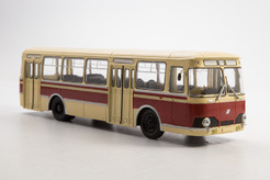 ЛИАЗ 677 (бежевый + бордовый) №28