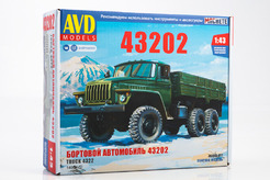 кит УРАЛ-43202 трехосный бортовой