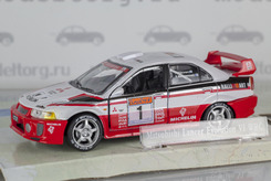 Mitsubishi Lancer Evolution VI, WRC (красный + белый с рисунками)