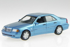 Mercedes-Benz C-Class (W202), 1997 г. (голубой металлик)