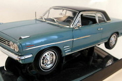 Pontiac Lemans Coupe, 1963г. (голубой металлик + черный)