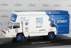 Berliet Stradair Race Transporter, "GITANES Matra Simca" 1974 г. (белый+синий)