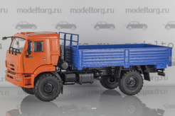 Камаз 43502, бортовой (оранжевый + синий)