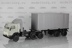 Камаз 54112, контейнеровоз (св. серый + серый)