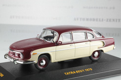 Tatra 603/1, 1970 г. (бордовый + светло-бежевый).