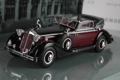Horch 853 Cabriolet, 1938г. (красный+черный)