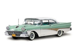 Ford Fairlane 500, hardtop, 1958 г. (светло-зеленый + белый)