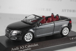 Audi A3 кабриолет, 2008г. (черный металлик)