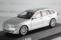 BMW 550i, 2011г. (серебряный)