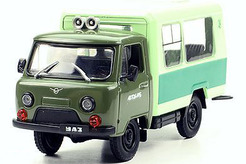 УАЗ 3303 (Т12.02) "Кубанец" (хаки + салатовый + зеленый) №275