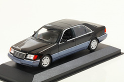 Mercedes-Benz 600 SEL (W140), 1991-1994 гг. (черный металлик)