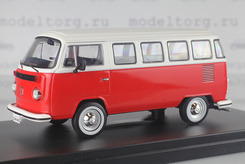 Volkswagen Type 2, Kombi, 1976г. (красный+белый)