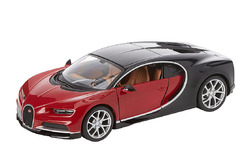 Bugatti Chiron, 2016 г. (красный + черный)