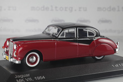 Jaguar MK VII, 1954г. (бордовый + черный)