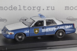 Ford Crown Victoria, Police Interceptor 2001 г. "Rick and Shane's" т/с "Ходячие мертвецы" (голубой+белый)