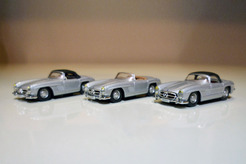Mercedes-Benz 300 SL (W198) 1954-1963 гг. (серебряный) Mercedes-Benz SL Classic Collection