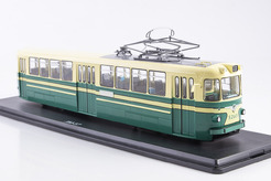 разное ЛМ-57, трамвай (зеленый + светло-бежевый)