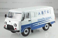 УАЗ 3741, батон, авто холодильник, 1985г. (белый+синий)