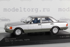 Mercedes-Benz 500 SE (W126), 1979 г. (серебряный)