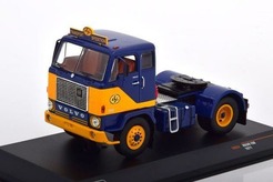 Volvo F88 "ASG" 1971 г. двухосный седельный тягач (синий + желтый)