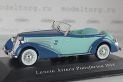 Lancia Astura Pininfarina, 1934г. (мятный + синий)
