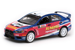 Mitsubishi Lancer Evolution X, Jan den Heuvel/M.Kolman 2009 г. (красный + белый + синий)