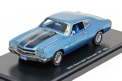 Chevrolet Chevelle SS 454 (голубой металлик + черный). Auto World