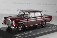 Mercedes-Benz 200, 1965г. (бордовый)