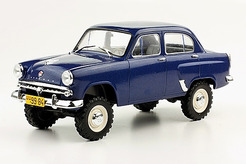 Москвич 410Н (синий) Легендарные советские автомобили №47