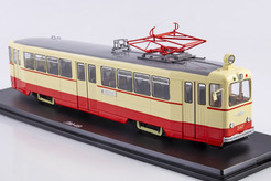 разное ЛМ-49 трамвай (бежевый + красный)