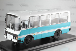 ПАЗ 3205, 1989г. (белый+голубой)