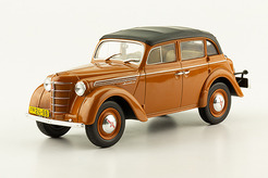 Москвич 400-420А с тентом (коричневый) Легендарные советские автомобили №72