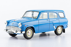 Москвич 423Н (голубой) Легендарные советские автомобили №81