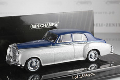 Bentley S2 Standard Saloon, 1960г. (серебряный + синий)
