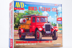 кит ЗиС-11 (ПМЗ-1) пожарный автонасос, материалы: (металл, пластик, резина, декали)