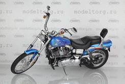 Harley Davidson Dyna Wide Glide (синий металлик, с рисунком)