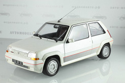 Renault 5 GT Turbo, 1985г. (белый+серый с красной полосой)