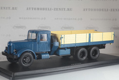 ЯАЗ 210 бортовой, 1951г. (синий+бежевый)