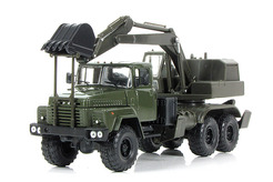 КРАЗ 260 (ЭОВ-4422) экскаватор (хаки)