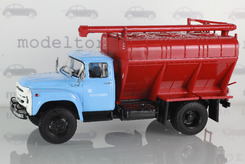 ЗИЛ 130 (ЗСК-10), загрузчик сухих кормов (голубой + красный)