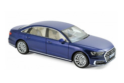 Audi A8 L D5, 2017 г. (синий металлик)