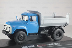 ЗИЛ ММЗ-4502, самосвал, поздний, 1965г. (голубой + серый)