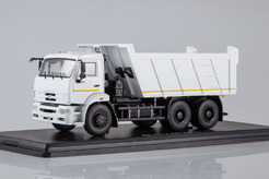 Камаз 6520, трехосный самосвал, рестайлинг (белый)